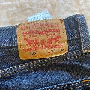 Levi's Men's Dark Blue Straight Jeans
